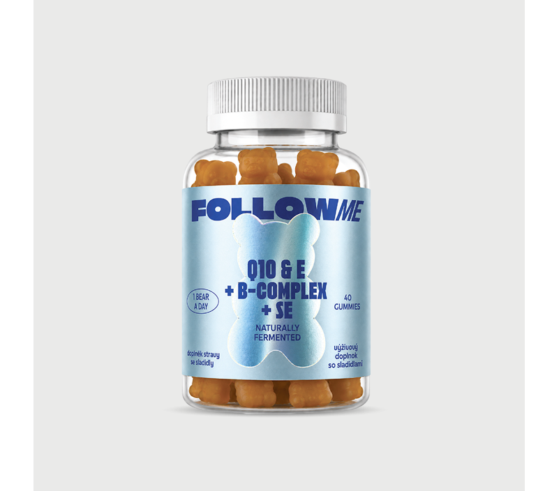 Q10 & E + B-COMPLEX + SE NATURALLY FERMENTED 40 gummies