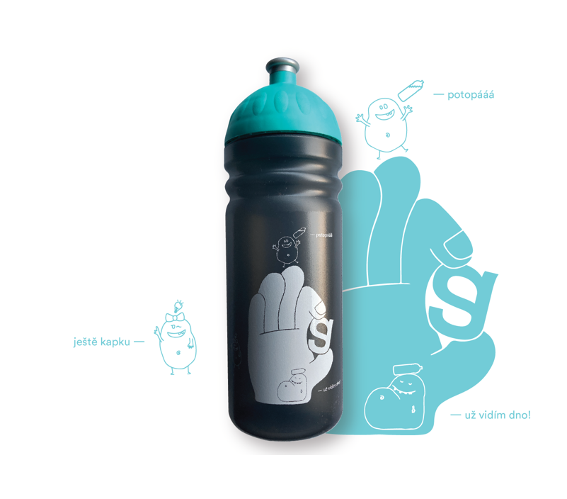 Zdravá lahev® - tyrkys, 0,7l