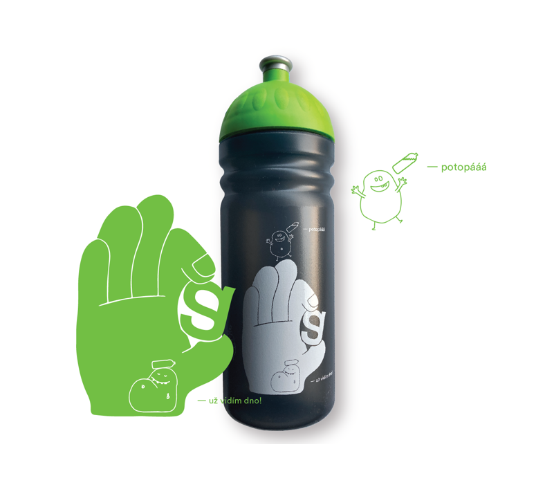 Zdravá lahev® - zelená,  0,7l