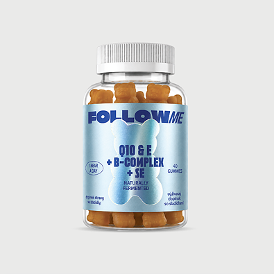 Q10 & E + B-COMPLEX + SE NATURALLY FERMENTED 40 gummies