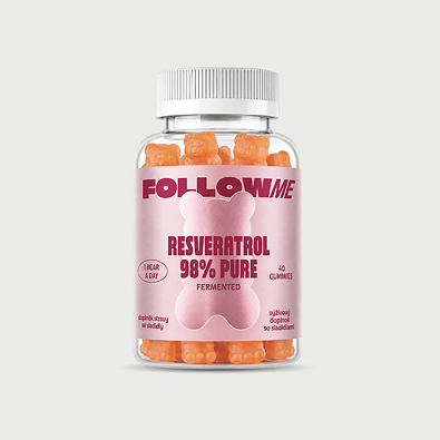 RESVERATROL 98 % PURE NATURALLY FERMENTED 40 gummies  