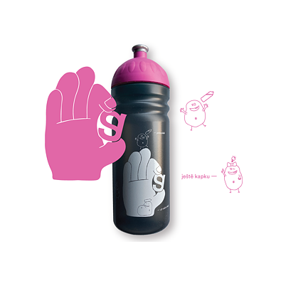 Zdravá lahev® - růžová, 0,7l